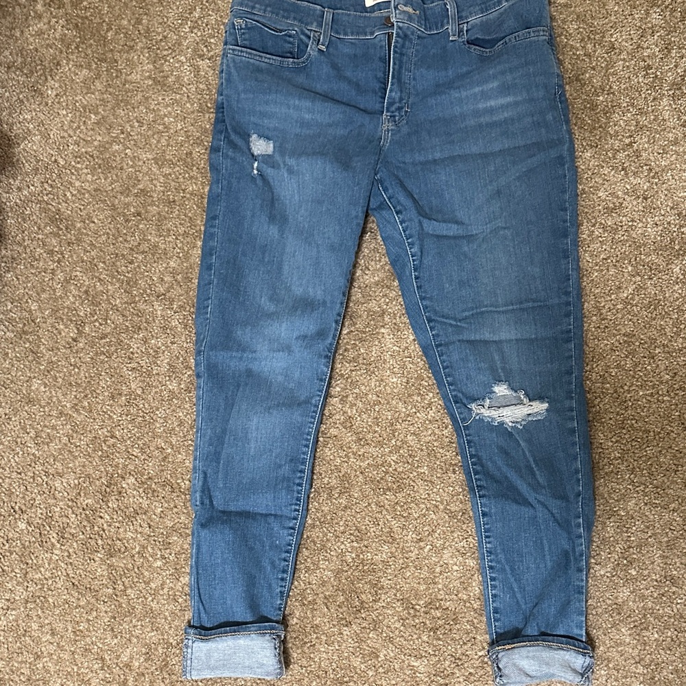 Stylish Blue Skinny Jeans for Women